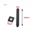 9” Square Rainfall Shower Head - NZHSS0143 - Black